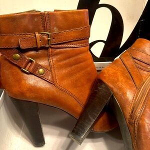 Nine West brown leather boots